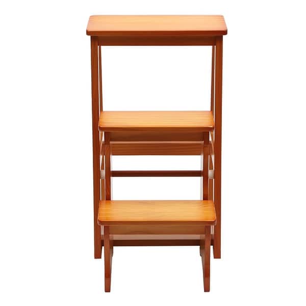 Three Step Chair 3-Step Portable Folding Ladder Chair Step Stool - Bed Bath & Beyond ...