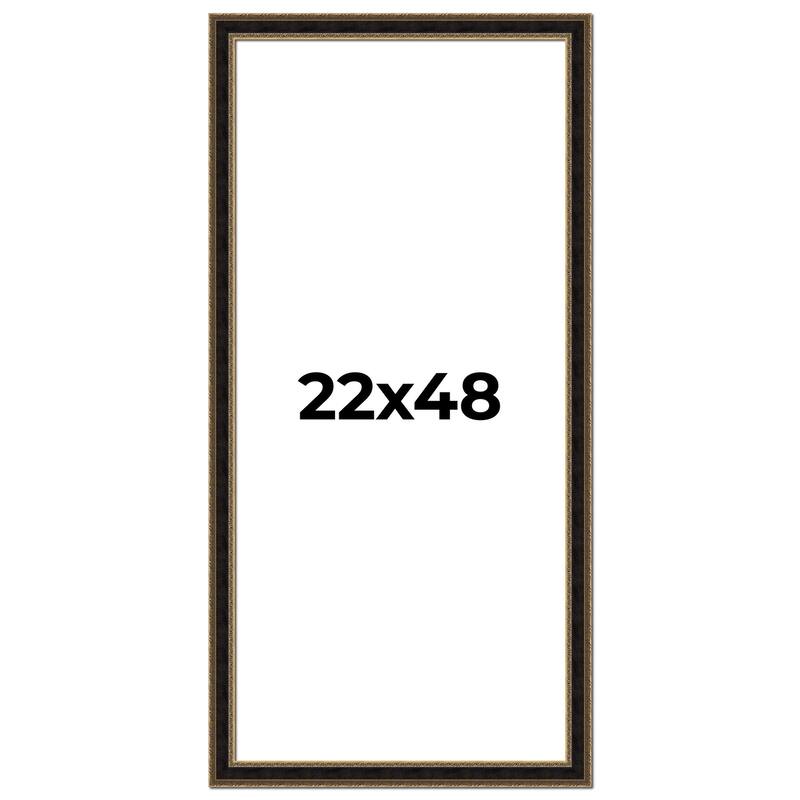 22x48 Frame Gold Antique Vintage Sold Wood Picture Frame | 1.75 Inch