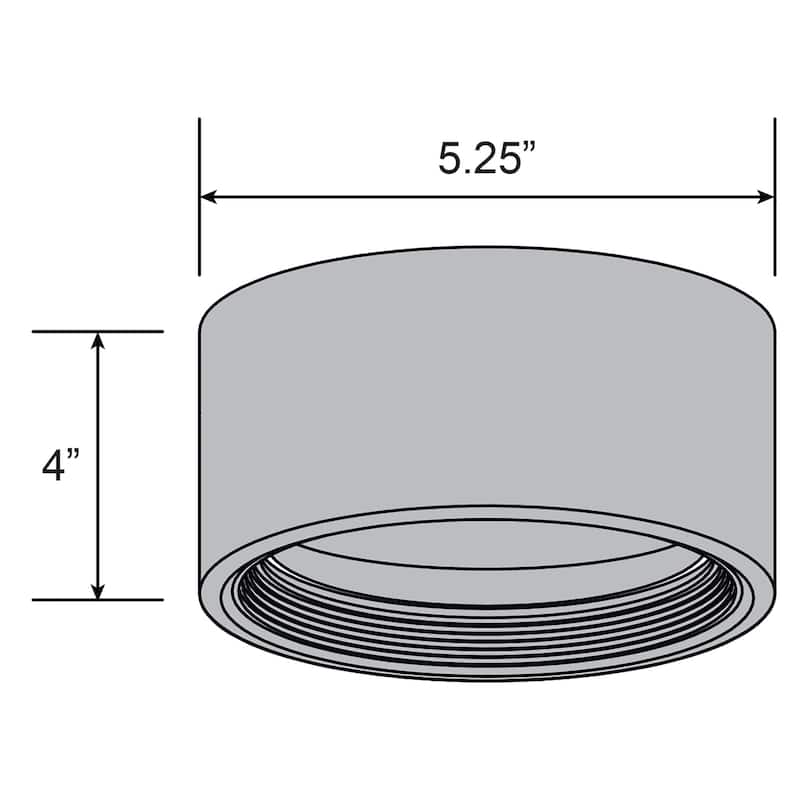 Access Lighting Reel 5" Flush Mount - White Finish - 120-277V