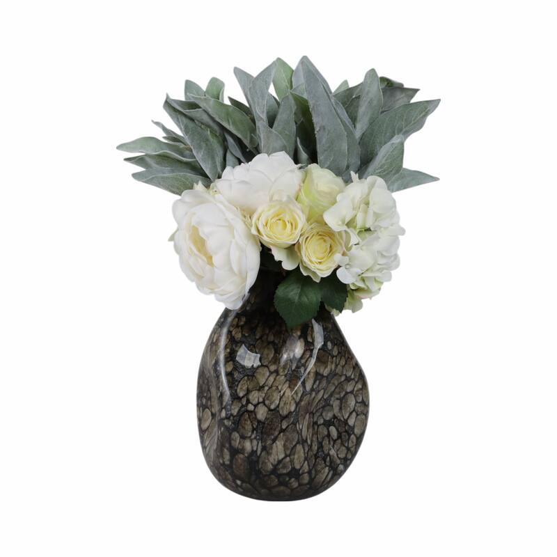 Glass Decorative Vase Handcrafted Modern Casual Home Style Piece