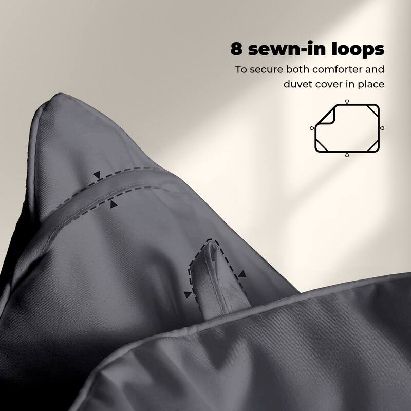 All Season Lightweight & Medium Weight White Goose Feather Down Comforter Duvet Insert