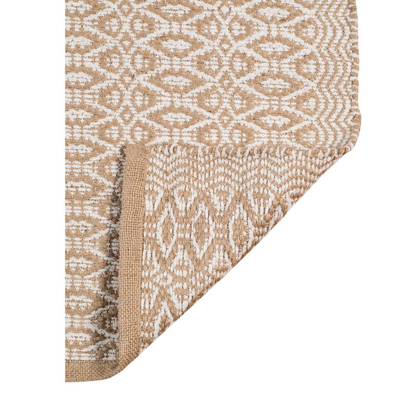 Sasha Sinae All-Natural Jute & Rayon Flatweave Area Rug