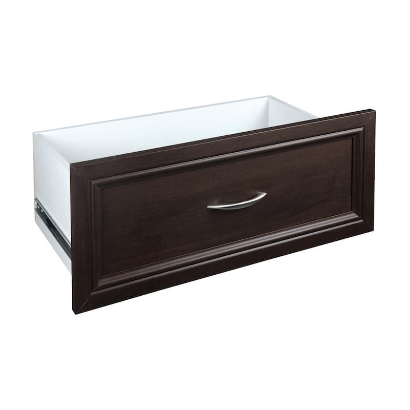 ClosetMaid SuiteSymphony 25-inch Wide x 10-inch High Drawer - Midnight Brown