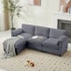 Option Dark Grey/L-Shaped Sofa