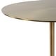 preview thumbnail 4 of 3, Uttermost Verlin Brass Drink Table