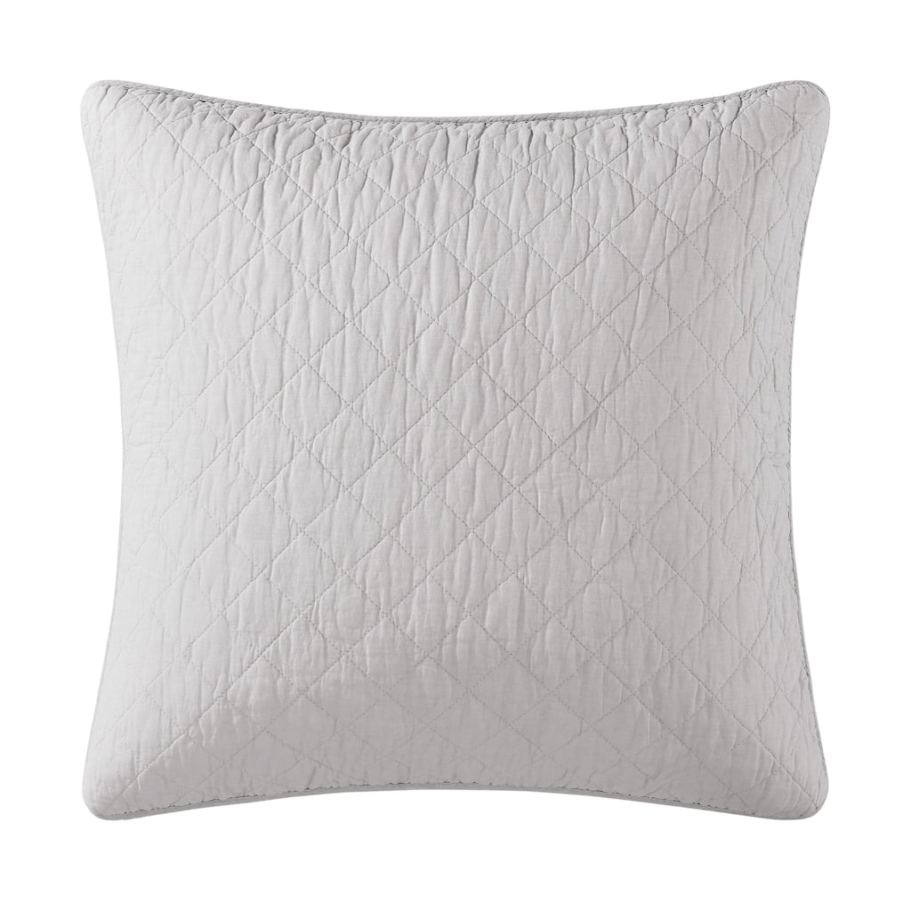 Indigo Hill by HiEnd Accents Cotton Comfort Shabby Chic Lightweight 27x27 inch Euro Sham
