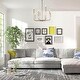 preview thumbnail 2 of 8, The Gray Barn Modern 8-Light Chandelier Windy Bracken Ceiling Lighting for Living Room - D 27"X H 36"