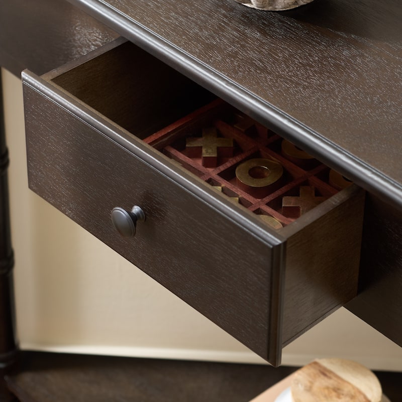 SAFAVIEH Calla Grey Corner Table - 33.9" x 17.3" x 28" - 34"W x 17"D x 28"H