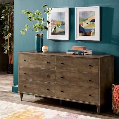 Frey 6-Drawer Wood Dresser by iNSPIRE Q Modern