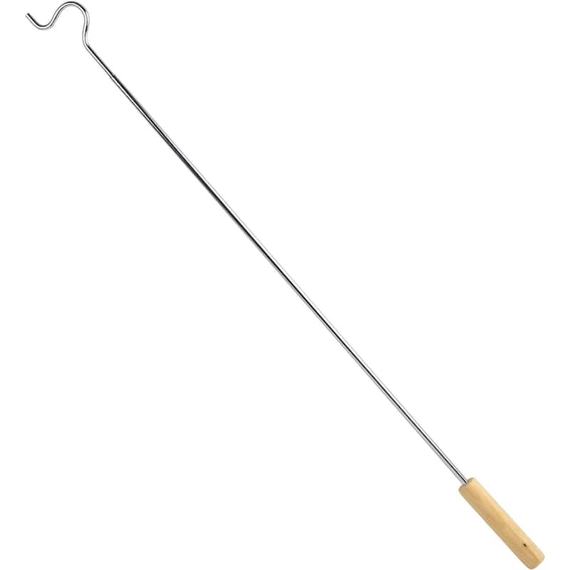 Hold N’ Storage Heavy Duty Closet Pole Reacher Hanger Extender with Hook - 2.75 to 5 ft - 2.75 to 5 ft