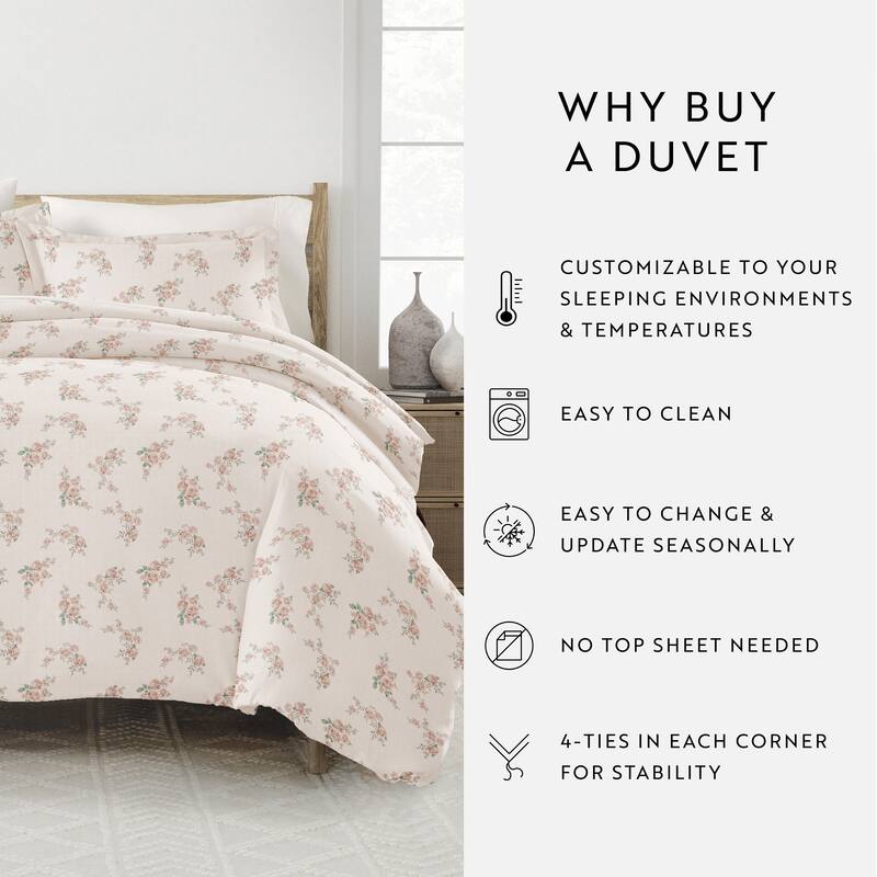 Becky Cameron 3-Piece Patterned Duvet Cover Set