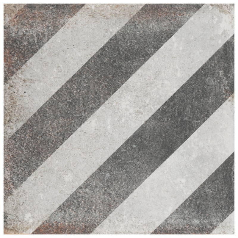Merola Tile D'Anticatto Decor Obliqua 8-3/4" x 8-3/4" Porcelain Floor and Wall Tile