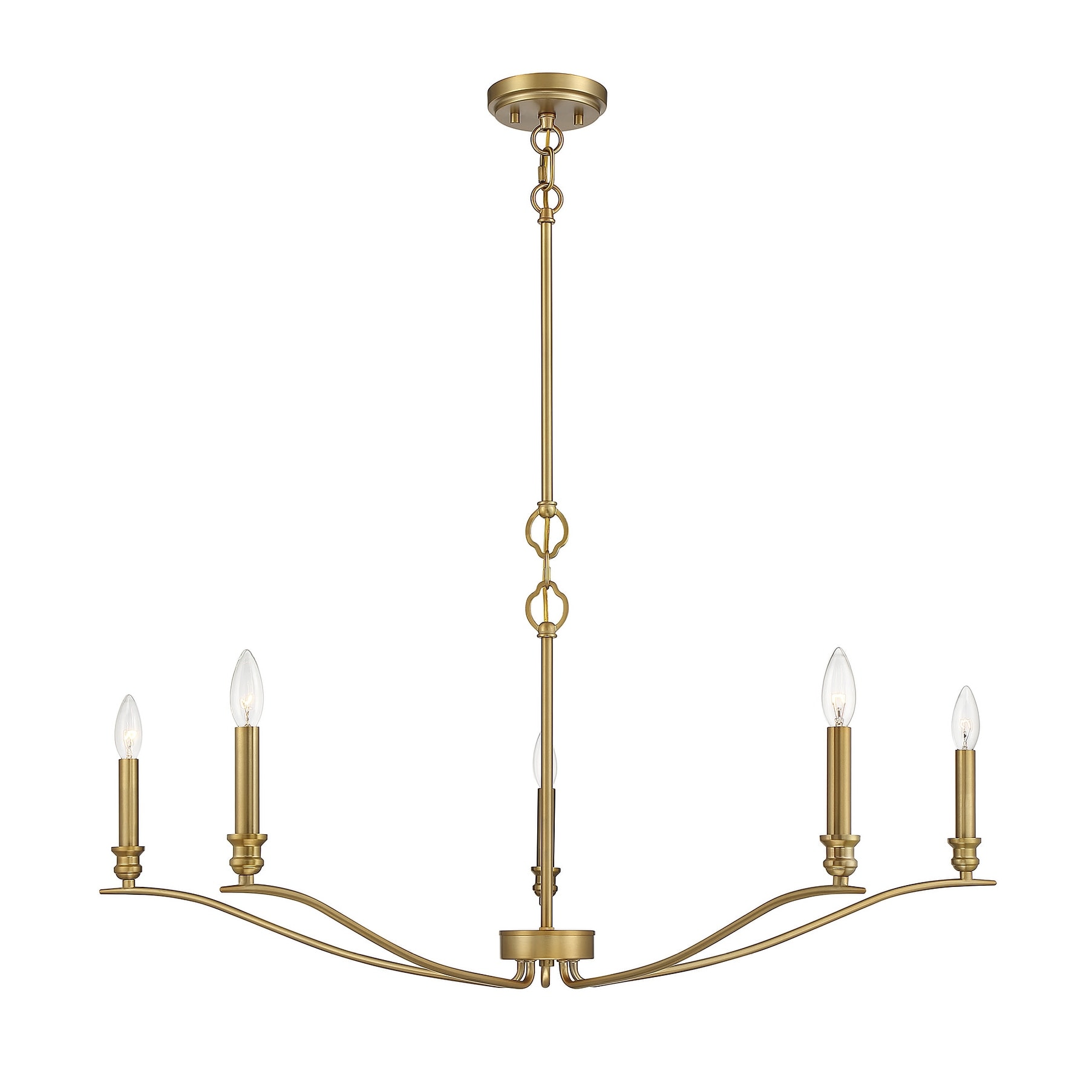 Meridian M10086 5 Light 15" Tall Taper Candle Style Chandelier