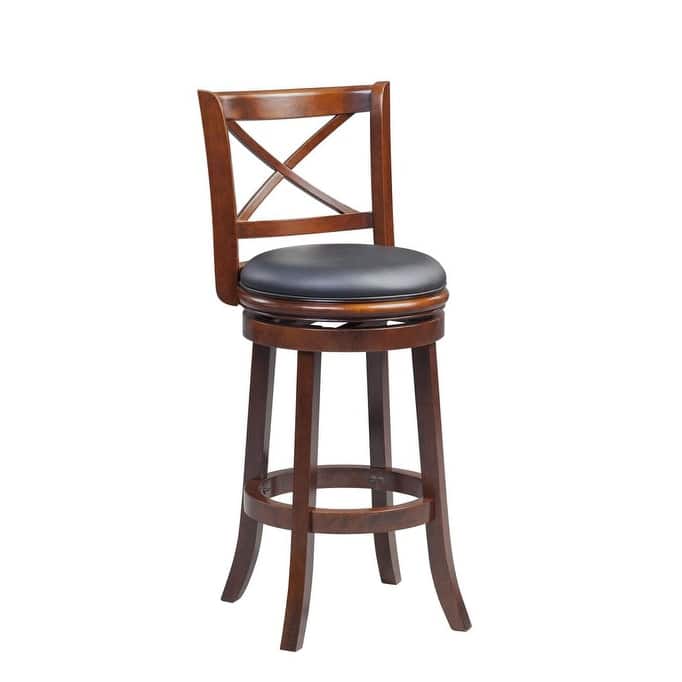 Georgia 29-Inch Swivel Bar Stool - Cappuccino