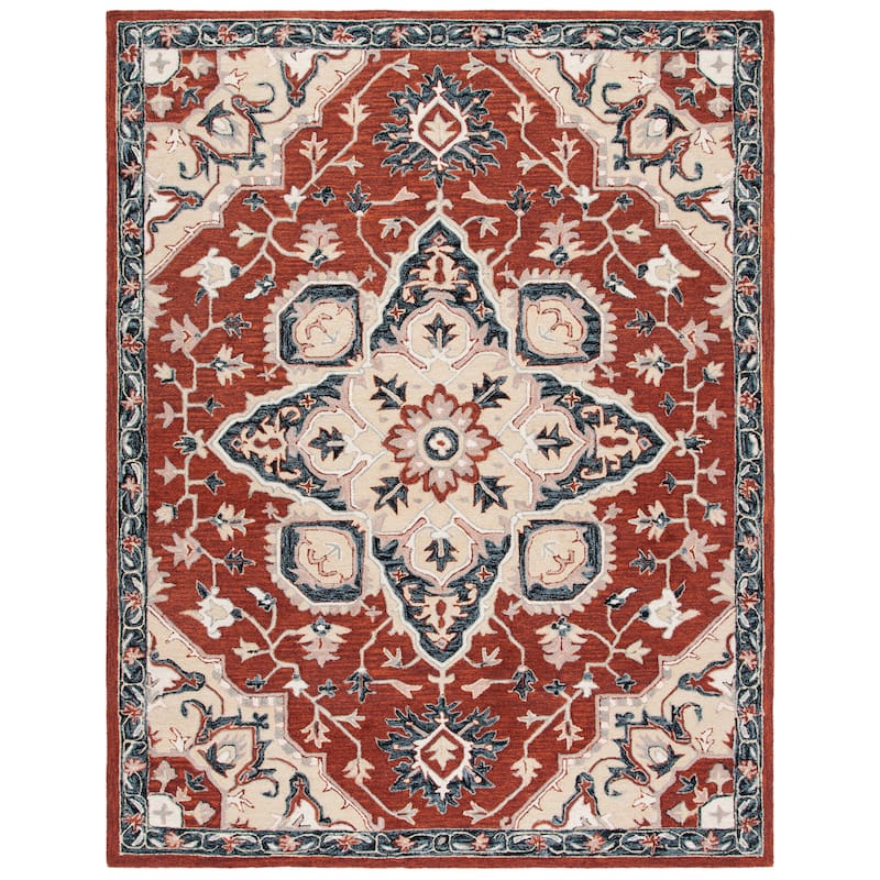SAFAVIEH Handmade Heritage Marjanca Traditional Wool Rug