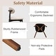 preview thumbnail 21 of 27, Modern Solid Wood Dining Chair with Upholstered Seat by GDFStudio