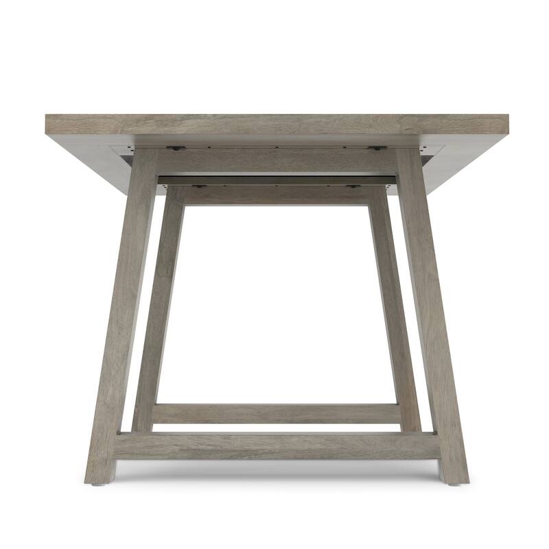 WyndenHall Aeris 72 inch Wide Solid Mango Farmhouse Dining Table - 36"D x 72"W x 29.5"H