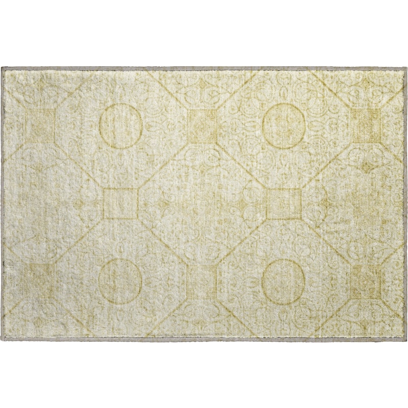 Premium Washable Super Soft Traditional Mosaic Mayfield Rug