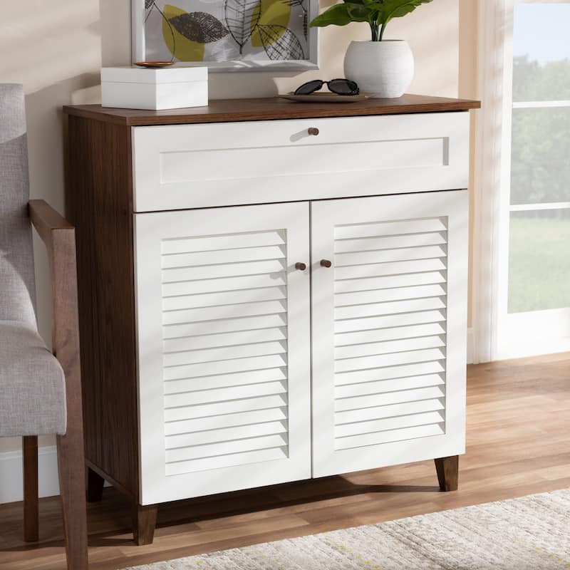 Carson Carrington Aitken 4-shelf Shoe Cabinet