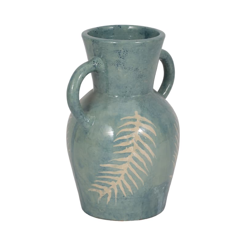 Sagebrook Home Green Terracotta Vase