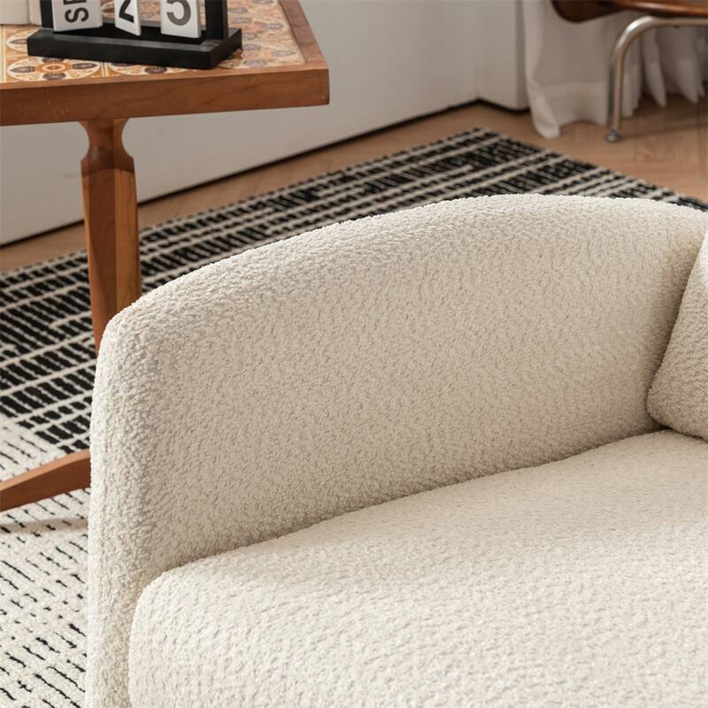 High Back Wood Rocking Chair with Footrest and Side Storage Pocket