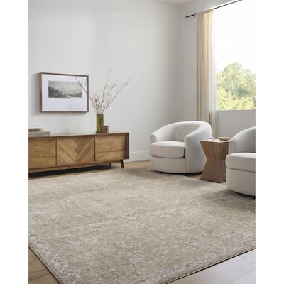 Livabliss Da Vinci Traditional Medallion Area Rug