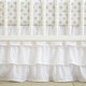 preview thumbnail 4 of 3, Willow 5-Piece Nursery Crib Bedding Set - White - Levtex Baby
