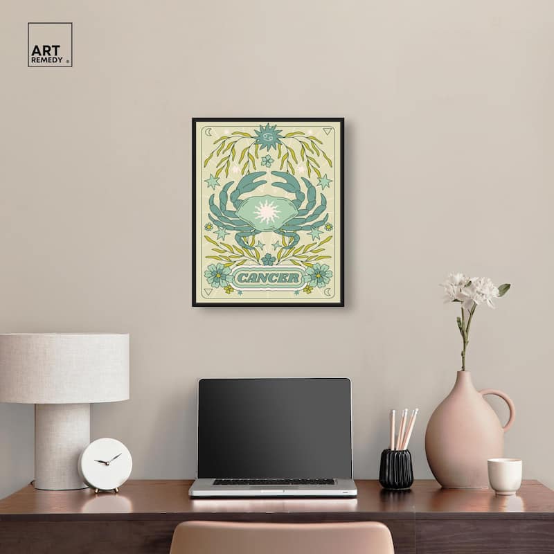 Cancer Stars Card Canvas by Art Remedy