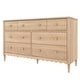 preview thumbnail 6 of 28, Charlotte/Scallop 7 Drawer Dresser