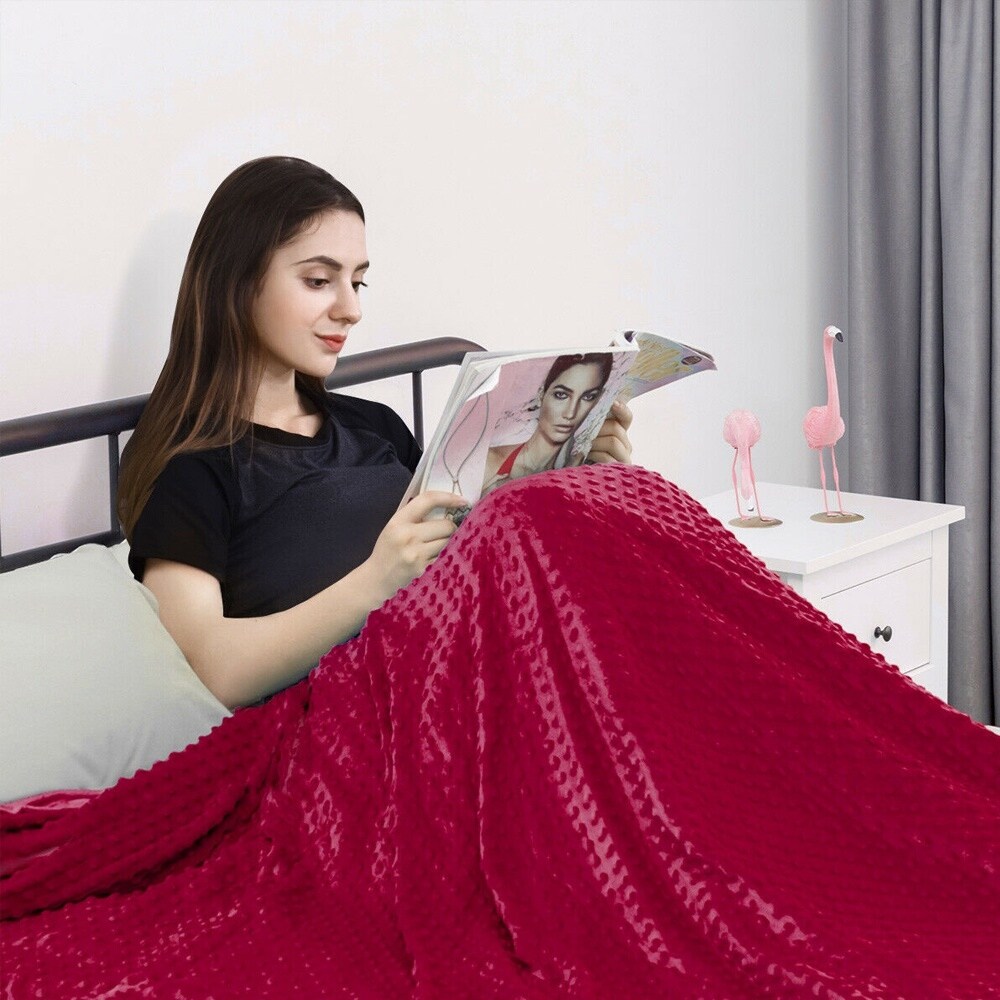 10lbs Weighted Blanket Pink 41 x 60