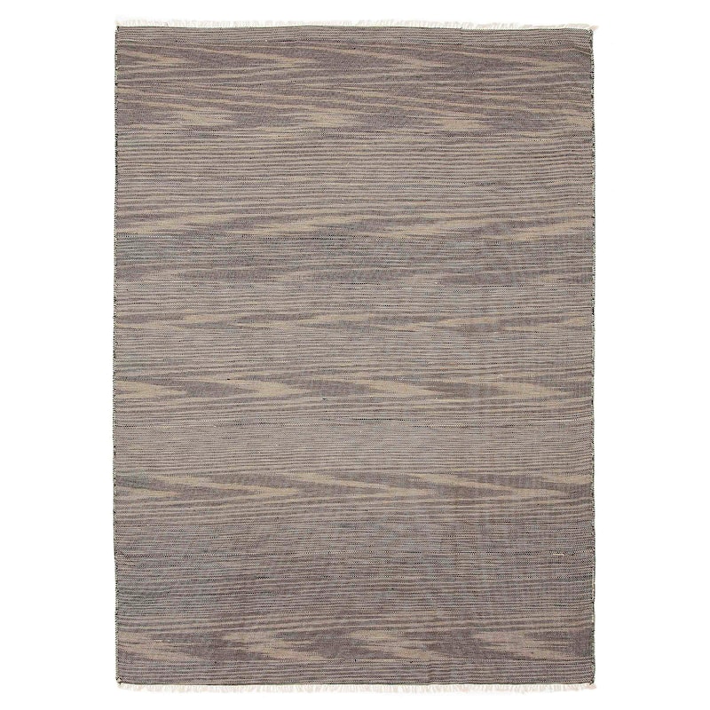 Ankara FW Black Kilim 5'9" x 8'2" - 5'9 x 8'2 - Black - 5'9 x 8'2