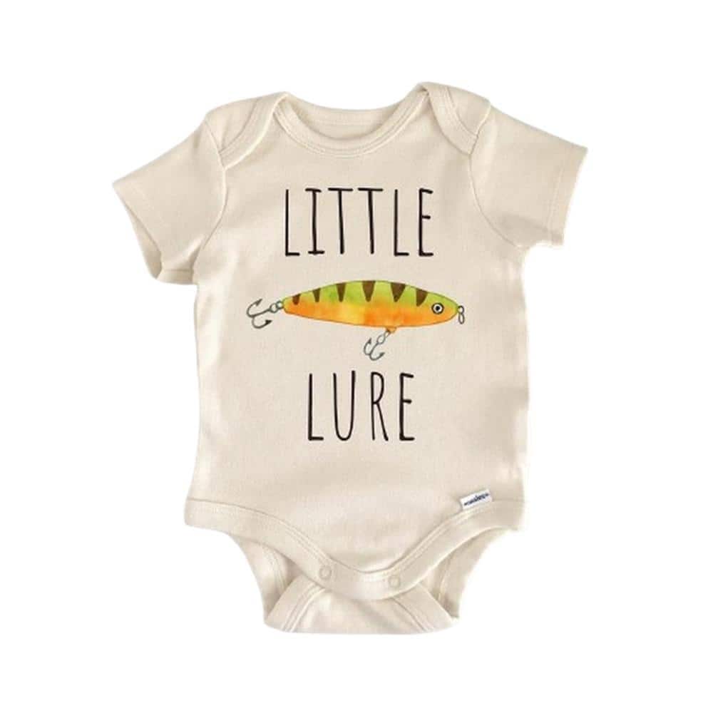 Little Lure Fishing - Baby Boy Girl Clothes Infant Bodysuit Funny Cute Newborn