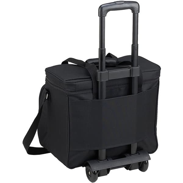 Picnic at Ascot Deluxe Picnic Cooler w/Wheels for 4 Black/Paris