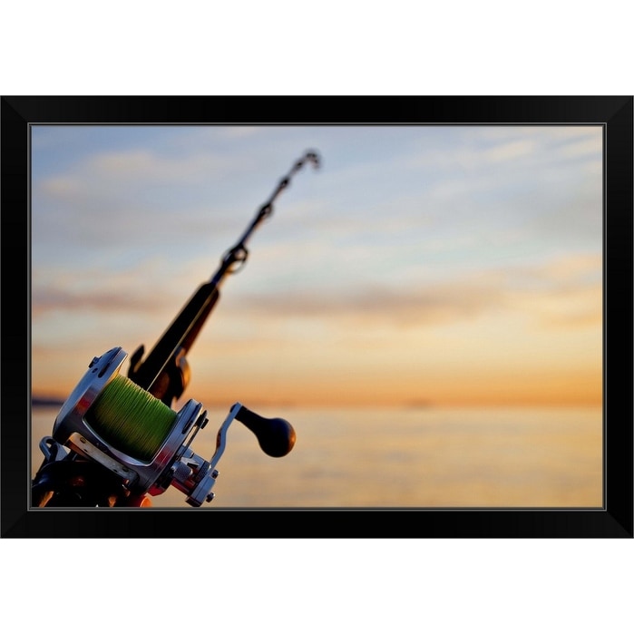 deep sea fishing pole and reel