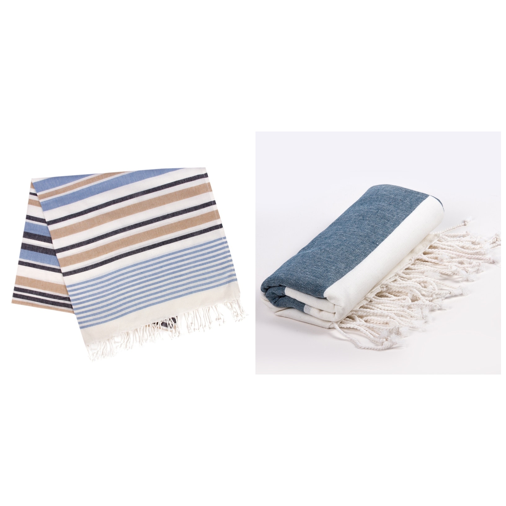 Turkish Cotton Towel Beach Bath Gym Spa Hammam Peshtemal Fouta Throw Grey 