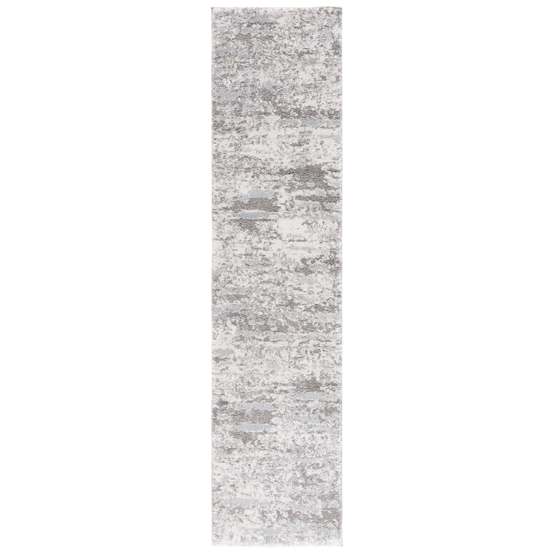 SAFAVIEH Century Iida Modern Abstract Rug - 2' x 8' Runner - Grey/Ivory - Runner