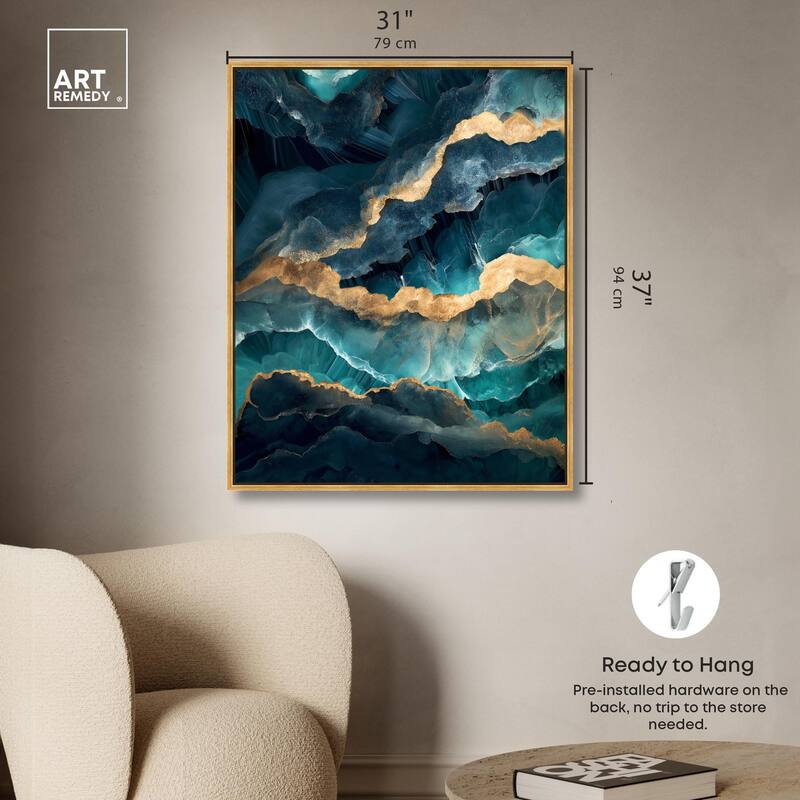 Power Edge I Canvas by Art Remedy