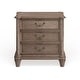 preview thumbnail 11 of 11, Furniture of America Rusi Rustic Brown Solid Wood 2-drawer Nightstand