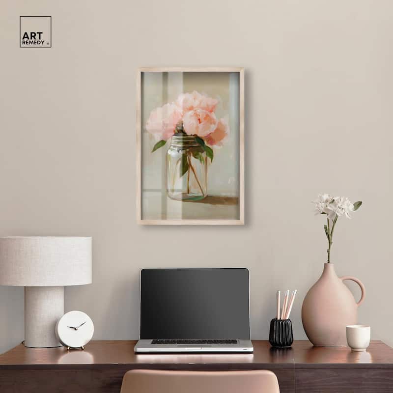 Jar of Petals Shadowbox by Art Remedy