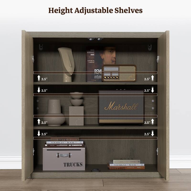 3 Multifunctional and Practical Rounded-Corner Side Cabinets