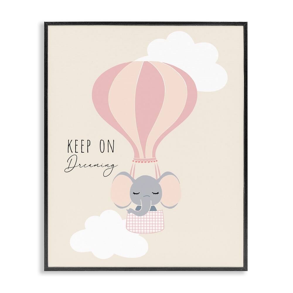 Stupell Inspiring Keep On Dreaming Framed Giclee Art Design By Chen Alyesh