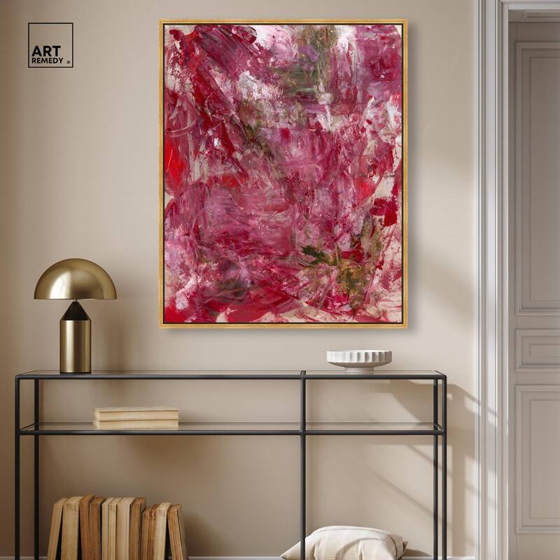 Shades of Red III Canvas by Art Remedy