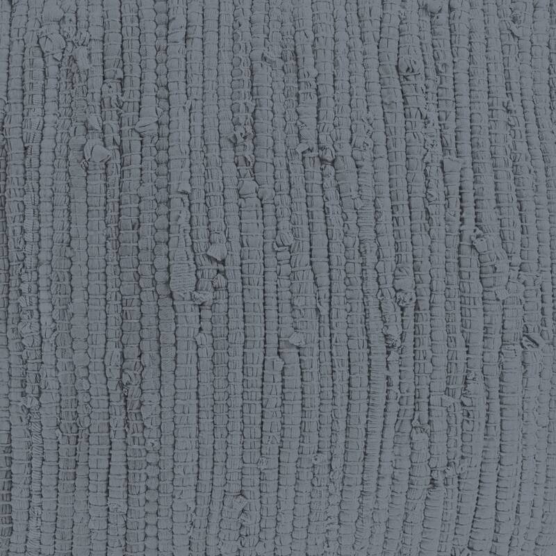 Sevita Birch Hand-Loomed Square Cotton and Jute Pouf