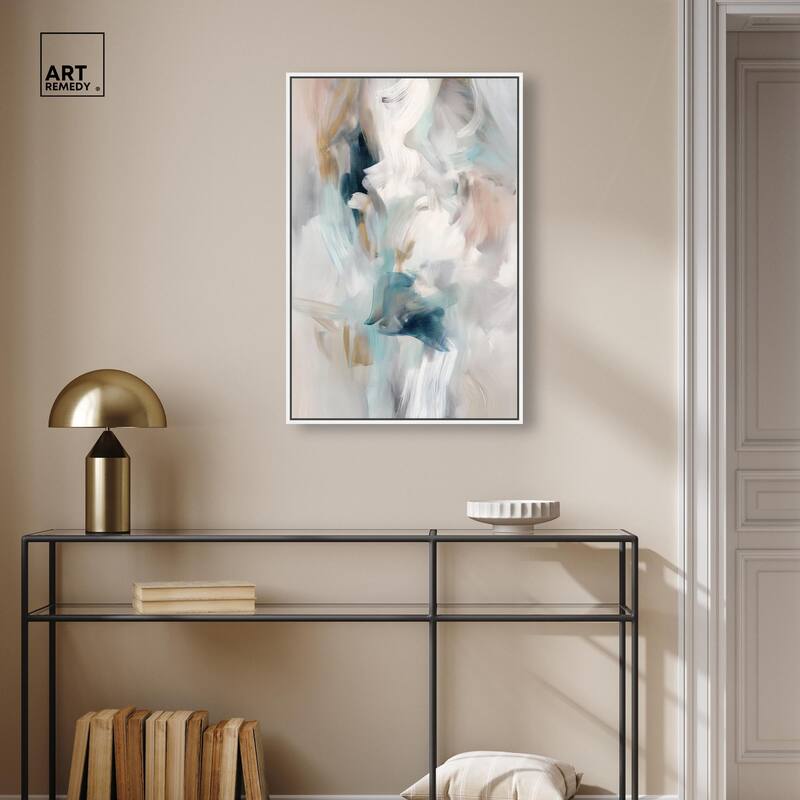 Whispering Colors III Canvas by Art Remedy