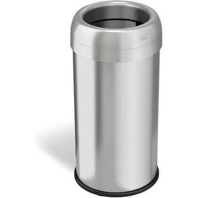 Halo 16 Gal Stainless Steel Rectangular Open Top Trash Can