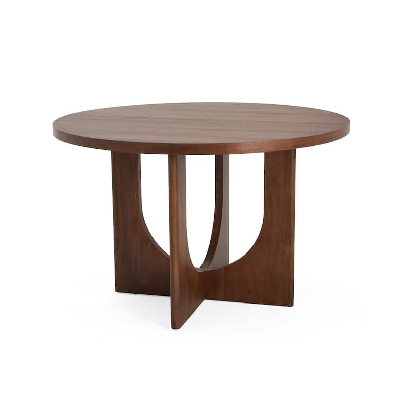 Christopher Knight Home - Eulalia Rubberwood and Upholstered 5 Piece Dining Set