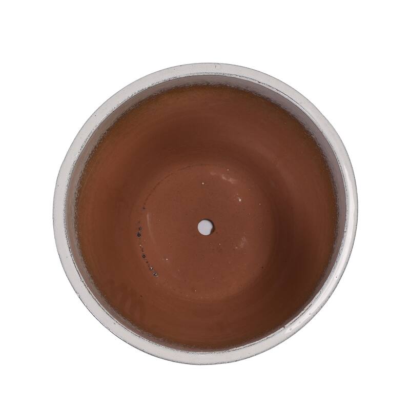 Set of 3 Ceramic Planters Diamond Pattern Plants for Succulents Herbs