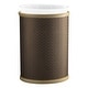 preview thumbnail 12 of 13, SAN REMO 13qt Oval Wastebasket with Liner (2pc Set)