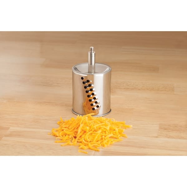 Fantes Suction Base Cheese Grater with 2 Grating Drums On Sale Bed
