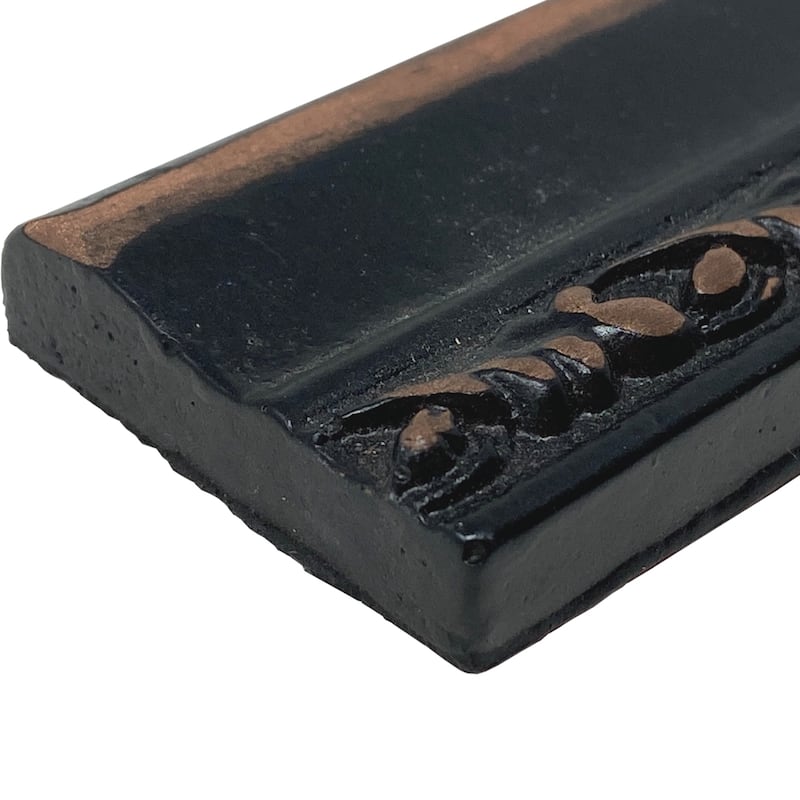 Dove 1.5" x 8" Matte Metallic Listello Wall Tile Trim